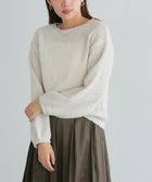 【ピエロ/Pierrot】のクロップドモヘアタッチニット 大人の最旬トレンドファッション＆コーディネート founy(ファウニー) ファッション Fashion レディースファッション Fashion for Women トップス・カットソー Cut & Sew Tops ニット Knit Tops & Sweaters フェミニン Feminine, Girly プチプライス・低価格 Affordable / Budget Price thumbnail 166cm / アイボリー / M|ID: prp329100004975978 ipo3291000000037300097