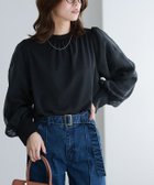 【ピエロ/Pierrot】の【アウトレットSALE!】2wayオーガンジースリーブブラウス 大人の最旬トレンドファッション＆コーディネート founy(ファウニー) ファッション Fashion レディースファッション Fashion for Women トップス・カットソー Cut & Sew Tops シャツ・ブラウス・オフィスカジュアル Elegant Blouses & Button-Ups アウトレット Outlet / Clearance オーガンジー Organza Fabric ドッキング Docking, Mixed Material フェミニン Feminine, Girly プチプライス・低価格 Affordable / Budget Price thumbnail 2wayオーガンジースリーブブラウス|ID: prp329100004976001 ipo3291000000037300190