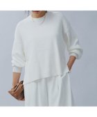 【ピエロ/Pierrot】の【アウトレットSALE!】 RASW 綿100%総針ニット 大人の最旬トレンドファッション＆コーディネート founy(ファウニー) ファッション Fashion レディースファッション Fashion for Women トップス・カットソー Cut & Sew Tops ニット Knit Tops & Sweaters アウトレット Outlet / Clearance クロップド Cropped, Short Length シンプル Simple, Minimal バランス Balance, Style Balance プチプライス・低価格 Affordable / Budget Price ワイド Wide, Wide Fit thumbnail 165cm / オフホワイト / M|ID: prp329100004976004 ipo3291000000037300206