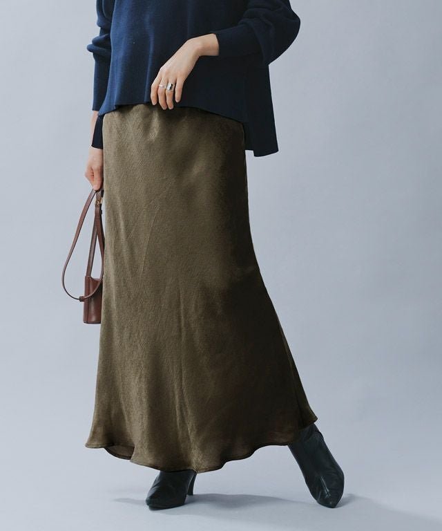【ピエロ/Pierrot】のRASW サテンバイヤススカート インテリア・キッズ・メンズ・レディースファッション・服の通販 founy(ファウニー) https://founy.com/ ファッション Fashion レディースファッション Fashion for Women スカート Skirts サテン Satin, Glossy Fabric プチプライス・低価格 Affordable / Budget Price エレガント 上品 Elegant |ID: prp329100004976014 ipo3291000000037300238