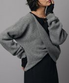 【ピエロ/Pierrot】のRASW カシュクールニット 大人の最旬トレンドファッション＆コーディネート founy(ファウニー) ファッション Fashion レディースファッション Fashion for Women トップス・カットソー Cut & Sew Tops ニット Knit Tops & Sweaters クロップド Cropped, Short Length ツイスト Tweed, Tweed Fabric デコルテ Décolleté, Neckline フロント Front, Front Design プチプライス・低価格 Affordable / Budget Price thumbnail 166cm / 杢グレー / M|ID: prp329100004976015 ipo3291000000037300242