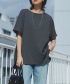 【ピエロ/Pierrot】のRASW コーマコットンオーバーTシャツ 大人の最旬トレンドファッション＆コーディネート founy(ファウニー) ファッション Fashion レディースファッション Fashion for Women トップス・カットソー Cut & Sew Tops シャツ・ブラウス・オフィスカジュアル Elegant Blouses & Button-Ups ロングTシャツ・Tシャツ Longline T-Shirts & Tees スリット Slit, Slit Detail プチプライス・低価格 Affordable / Budget Price ラウンド Round, Round Neck エレガント 上品 Elegant thumbnail [RASW] コーマコットンオーバーTシャツ|ID: prp329100004976030 ipo3291000000037300305