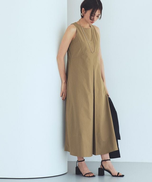 【ピエロ/Pierrot】のRASW アメスリタックワンピース インテリア・キッズ・メンズ・レディースファッション・服の通販 founy(ファウニー) 　ファッション　Fashion　レディースファッション　Fashion for Women　ワンピース　Dresses　タフタ　Taffeta, Structured Fabric　フロント　Front, Front Design　プチプライス・低価格　Affordable / Budget Price　ボックス　Boxy, Box Shape　キャメル|ID: prp329100004976032 ipo3291000000037300314