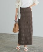 【ピエロ/Pierrot】の【アウトレットSALE!】シャーリングIラインスカート ブラウン|ID: prp329100004976062 ipo3291000000037300420
