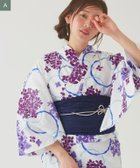 【ピエロ/Pierrot】の兵児帯セット浴衣 大人の最旬トレンドファッション＆コーディネート founy(ファウニー) ファッション Fashion レディースファッション Fashion for Women 送料無料 Free Shipping プチプライス・低価格 Affordable / Budget Price thumbnail A|ID: prp329100004976090 ipo3291000000037300523