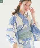 【ピエロ/Pierrot】の兵児帯セット浴衣 大人の最旬トレンドファッション＆コーディネート founy(ファウニー) ファッション Fashion レディースファッション Fashion for Women 送料無料 Free Shipping プチプライス・低価格 Affordable / Budget Price thumbnail B|ID: prp329100004976090 ipo3291000000037300525