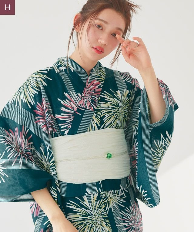 【ピエロ/Pierrot】の兵児帯セット浴衣 インテリア・キッズ・メンズ・レディースファッション・服の通販 founy(ファウニー) 　ファッション　Fashion　レディースファッション　Fashion for Women　送料無料　Free Shipping　プチプライス・低価格　Affordable / Budget Price　H|ID: prp329100004976090 ipo3291000000037300531