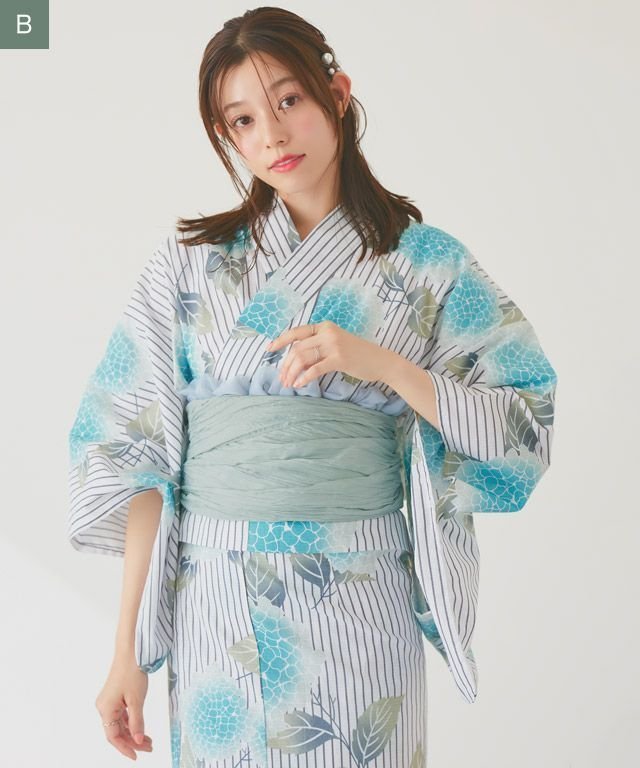 【ピエロ/Pierrot】の兵児帯セットセパレート浴衣 インテリア・キッズ・メンズ・レディースファッション・服の通販 founy(ファウニー) 　ファッション　Fashion　レディースファッション　Fashion for Women　送料無料　Free Shipping　セパレート　Separate, Two-Piece　プチプライス・低価格　Affordable / Budget Price　B|ID: prp329100004976095 ipo3291000000037300555