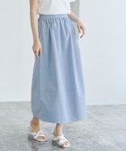 【ピエロ/Pierrot】の【A会場】コクーンシルエットスカート 大人の最旬トレンドファッション＆コーディネート founy(ファウニー) ファッション Fashion レディースファッション Fashion for Women スカート Skirts 送料無料 Free Shipping ギャザー Gathered, Ruffled トレンド Trend, Trending Now プチプライス・低価格 Affordable / Budget Price ロング Long, Long-Length thumbnail 167cm / ブルー / M|ID: prp329100004976103 ipo3291000000037300589