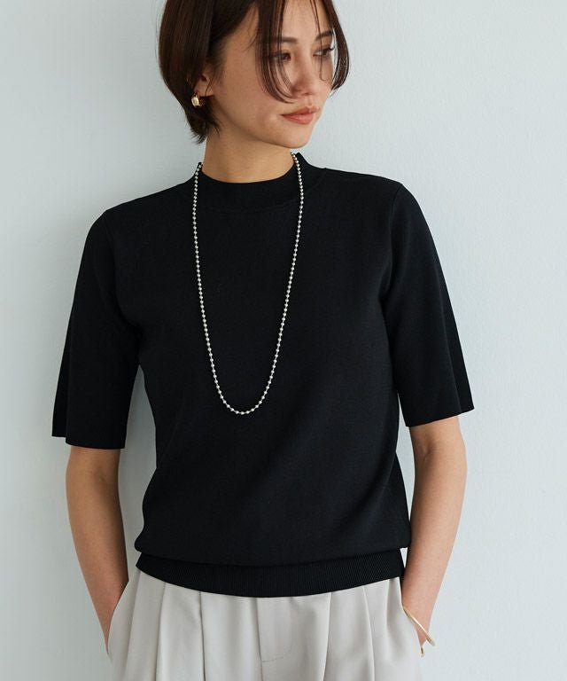 【ピエロ/Pierrot】のRASW 多機能ハーフスリーブニット インテリア・キッズ・メンズ・レディースファッション・服の通販 founy(ファウニー) https://founy.com/ ファッション Fashion レディースファッション Fashion for Women トップス・カットソー Cut & Sew Tops ニット Knit Tops & Sweaters 送料無料 Free Shipping ウォッシャブル Machine Washable ハイネック High Neck, Mock Neck プチプライス・低価格 Affordable / Budget Price エレガント 上品 Elegant 定番 Standard, Basic Item |ID: prp329100004976132 ipo3291000000037300689