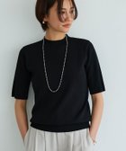 【ピエロ/Pierrot】のRASW 多機能ハーフスリーブニット 大人の最旬トレンドファッション＆コーディネート founy(ファウニー) ファッション Fashion レディースファッション Fashion for Women トップス・カットソー Cut & Sew Tops ニット Knit Tops & Sweaters ウォッシャブル Machine Washable ハイネック High Neck, Mock Neck プチプライス・低価格 Affordable / Budget Price エレガント 上品 Elegant 定番 Standard, Basic Item thumbnail 165cm / ブラック / M|ID: prp329100004976132 ipo3291000000037300690