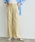 【ピエロ/Pierrot】のハイウエストボタンパンツ 大人の最旬トレンドファッション＆コーディネート founy(ファウニー) ファッション Fashion レディースファッション Fashion for Women パンツ Pants & Trousers シンプル Simple, Minimal スリット Slit, Slit Detail プチプライス・低価格 Affordable / Budget Price エレガント 上品 Elegant thumbnail ライトイエロー|ID: prp329100004976135 ipo3291000000037300706