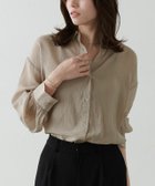 【ピエロ/Pierrot】の【A会場】シアールーズシャツ 大人の最旬トレンドファッション＆コーディネート founy(ファウニー) ファッション Fashion レディースファッション Fashion for Women トップス・カットソー Cut & Sew Tops シャツ・ブラウス・オフィスカジュアル Elegant Blouses & Button-Ups 送料無料 Free Shipping エアリー Airy Texture シアー Sheer, See-Through トレンド Trend, Trending Now プチプライス・低価格 Affordable / Budget Price ルーズ Loose, Oversized thumbnail グレージュ|ID: prp329100004976137 ipo3291000000037300713