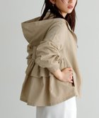 【ピエロ/Pierrot】の【UVカット/撥水】バックフリルパーカー 大人の最旬トレンドファッション＆コーディネート founy(ファウニー) ファッション Fashion レディースファッション Fashion for Women アウター Coat / Outerwear Collection レディースジャケット・軽アウター Jackets 送料無料 Free Shipping フェミニン Feminine, Girly フロント Front, Front Design プチプライス・低価格 Affordable / Budget Price thumbnail 166cm / ライトベージュ / M|ID: prp329100004976145 ipo3291000000037300742