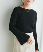 【ピエロ/Pierrot】の【アウトレットSALE!】シアーフレアスリーブリブニット 大人の最旬トレンドファッション＆コーディネート founy(ファウニー) ファッション Fashion レディースファッション Fashion for Women トップス・カットソー Cut & Sew Tops ニット Knit Tops & Sweaters アウトレット Outlet / Clearance シアー Sheer, See-Through フィット Fit, Slim Fit フェミニン Feminine, Girly フレア Flare, Flared プチプライス・低価格 Affordable / Budget Price ランダム Random, Irregular thumbnail シアーフレアスリーブリブニット|ID: prp329100004976153 ipo3291000000037300774