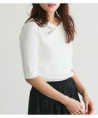 【ピエロ/Pierrot】の【B会場】ドレープ風ニット 大人の最旬トレンドファッション＆コーディネート founy(ファウニー) ファッション Fashion レディースファッション Fashion for Women トップス・カットソー Cut & Sew Tops ニット Knit Tops & Sweaters シンプル Simple, Minimal ドレープ Drape, Draping Fabric プチプライス・低価格 Affordable / Budget Price エレガント 上品 Elegant thumbnail オフホワイト|ID: prp329100004976155 ipo3291000000037300783