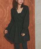 【ピエロ/Pierrot】の【ラッシュガード】2wayカシュクールトッパーチュニック 大人の最旬トレンドファッション＆コーディネート founy(ファウニー) ファッション Fashion レディースファッション Fashion for Women ワンピース Dresses チュニック Tunic Tops & Dresses 送料無料 Free Shipping ウォッシャブル Machine Washable カーディガン Cardigan, Knitwear スリーブ Sleeve, Long Sleeve / Short Sleeve トッパー Topper, Light Cardigan フェミニン Feminine, Girly プチプライス・低価格 Affordable / Budget Price thumbnail ブラック|ID: prp329100004976164 ipo3291000000037300813
