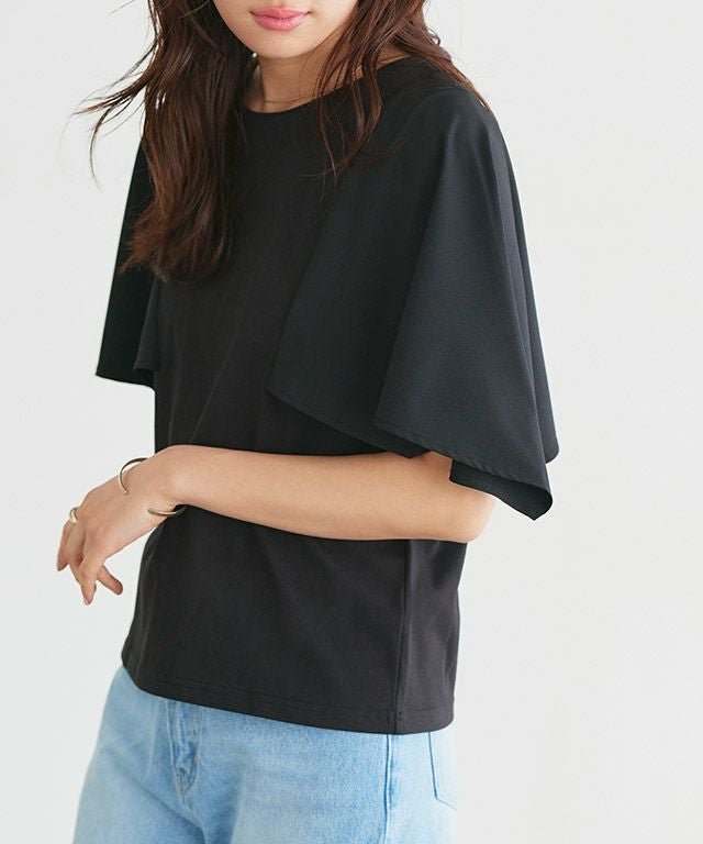 【ピエロ/Pierrot】のハンカチスリーブカットソー インテリア・キッズ・メンズ・レディースファッション・服の通販 founy(ファウニー) https://founy.com/ ファッション Fashion レディースファッション Fashion for Women トップス・カットソー Cut & Sew Tops カットソー・ベーシックTシャツ Cut-and-Sewn Tops / Stretch Tees & Basics シフォン Chiffon, Lightweight Fabric ノースリーブ Sleeveless, No-Sleeve ハンカチ Handkerchief, Hanky バランス Balance, Style Balance プチプライス・低価格 Affordable / Budget Price エレガント 上品 Elegant |ID: prp329100004976167 ipo3291000000037300825