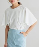 【ピエロ/Pierrot】のハンカチスリーブカットソー 大人の最旬トレンドファッション＆コーディネート founy(ファウニー) ファッション Fashion レディースファッション Fashion for Women トップス・カットソー Cut & Sew Tops カットソー・ベーシックTシャツ Cut-and-Sewn Tops / Stretch Tees & Basics シフォン Chiffon, Lightweight Fabric ノースリーブ Sleeveless, No-Sleeve ハンカチ Handkerchief, Hanky バランス Balance, Style Balance プチプライス・低価格 Affordable / Budget Price エレガント 上品 Elegant thumbnail オフホワイト|ID: prp329100004976167 ipo3291000000037300828
