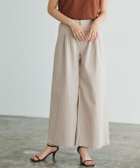 【ピエロ/Pierrot】の【B会場】タックデザインワイドパンツ 大人の最旬トレンドファッション＆コーディネート founy(ファウニー) ファッション Fashion レディースファッション Fashion for Women パンツ Pants & Trousers シャンブレー Chambray, Denim-Like Fabric プチプライス・低価格 Affordable / Budget Price ルーズ Loose, Oversized ワイド Wide, Wide Fit thumbnail グレージュ|ID: prp329100004976168 ipo3291000000037300833
