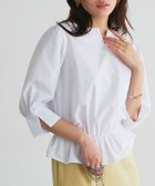 【ピエロ/Pierrot】の【B会場】キーネックボリュームスリーブブラウス 大人の最旬トレンドファッション＆コーディネート founy(ファウニー) ファッション Fashion レディースファッション Fashion for Women トップス・カットソー Cut & Sew Tops シャツ・ブラウス・オフィスカジュアル Elegant Blouses & Button-Ups ボリューム袖・フリルスリーブブラウス Voluminous & Ruffle Sleeves / Puffy Sleeve Tops ギャザー Gathered, Ruffled デコルテ Décolleté, Neckline フェミニン Feminine, Girly プチプライス・低価格 Affordable / Budget Price 切替 Switching, Contrast Panel thumbnail ホワイト|ID: prp329100004976172 ipo3291000000037300846