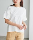 【ピエロ/Pierrot】のバルーンスリーブTシャツ 大人の最旬トレンドファッション＆コーディネート founy(ファウニー) ファッション Fashion レディースファッション Fashion for Women トップス・カットソー Cut & Sew Tops シャツ・ブラウス・オフィスカジュアル Elegant Blouses & Button-Ups ロングTシャツ・Tシャツ Longline T-Shirts & Tees シンプル Simple, Minimal スリーブ Sleeve, Long Sleeve / Short Sleeve バルーン Balloon, Balloon Silhouette プチプライス・低価格 Affordable / Budget Price thumbnail オフホワイト|ID: prp329100004976176 ipo3291000000037300863