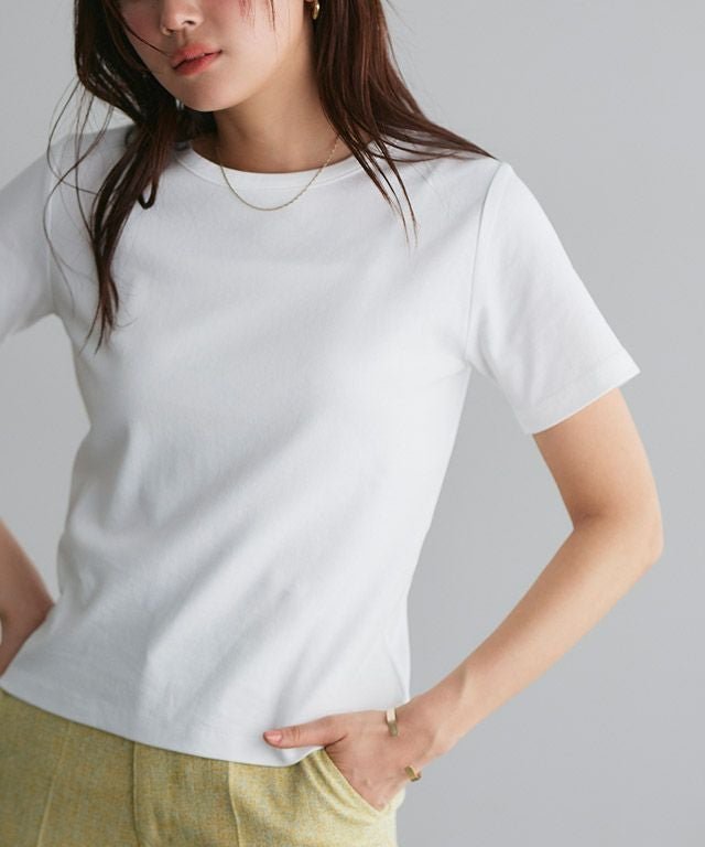 【ピエロ/Pierrot】の機能性シンプルTシャツ [Pierrot] インテリア・キッズ・メンズ・レディースファッション・服の通販 founy(ファウニー) 　ファッション　Fashion　レディースファッション　Fashion for Women　トップス・カットソー　Cut & Sew Tops　シャツ・ブラウス・オフィスカジュアル　Elegant Blouses & Button-Ups　ロングTシャツ・Tシャツ　Longline T-Shirts & Tees　コンパクト　Compact, Small Size　シンプル　Simple, Minimal　プチプライス・低価格　Affordable / Budget Price　166cm / オフホワイト / M|ID: prp329100004976177 ipo3291000000037300869