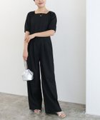 【ピエロ/Pierrot】の【アウトレットSALE!】パフスリーブオールインワン 大人の最旬トレンドファッション＆コーディネート founy(ファウニー) ファッション Fashion レディースファッション Fashion for Women ワンピース Dresses オールインワン・ワンピース Dresses and Jumpsuits アウトレット Outlet / Clearance コンパクト Compact, Small Size スクエア Square, Square Shape スリーブ Sleeve, Long Sleeve / Short Sleeve バランス Balance, Style Balance プチプライス・低価格 Affordable / Budget Price エレガント 上品 Elegant thumbnail ブラック|ID: prp329100004976198 ipo3291000000037300951