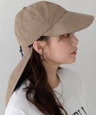 【ピエロ/Pierrot】のネックカバー付きUVワイドキャップ【5月11日頃より順次発送】 大人の最旬トレンドファッション＆コーディネート founy(ファウニー) ファッション Fashion レディースファッション Fashion for Women 送料無料 Free Shipping キャップ Cap, Baseball Cap プチプライス・低価格 Affordable / Budget Price ポケット Pocket, Pocket Detail ワイド Wide, Wide Fit 帽子 Hat, Headwear thumbnail ベージュ / F|ID: prp329100004976216 ipo3291000000037301032