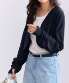 【ピエロ/Pierrot】の接触冷感UVカットボレロ 大人の最旬トレンドファッション＆コーディネート founy(ファウニー) ファッション Fashion レディースファッション Fashion for Women アウター Coat / Outerwear Collection ボレロ・ショート丈ジャケット / ドレス羽織りに Boleros & Short Jackets 送料無料 Free Shipping コンパクト Compact, Small Size バランス Balance, Style Balance プチプライス・低価格 Affordable / Budget Price ボレロ Bolero, Short Cardigan thumbnail 162cm / ネイビー / M|ID: prp329100004976219 ipo3291000000037301042