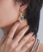 【ピエロ/Pierrot】のRASW 2wayアーモンドフープピアス[Pierrot] 大人の最旬トレンドファッション＆コーディネート founy(ファウニー) ファッション Fashion レディースファッション Fashion for Women 送料無料 Free Shipping アクセサリー Fashion Accessories シルバー Silver, Metallic Silver フープ Hoop, Hoop Earrings プチプライス・低価格 Affordable / Budget Price ミックス Mix, Mixed Style エレガント 上品 Elegant thumbnail ゴールドミックス / F|ID: prp329100004990937 ipo3291000000037381067