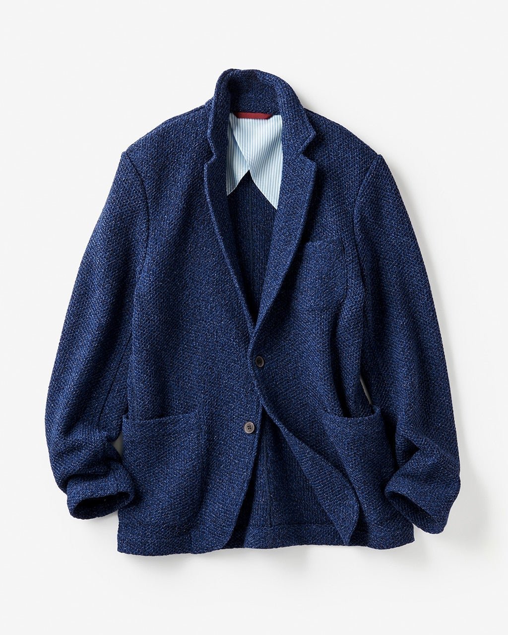 【ドゥクラッセ/DoCLASSE / MEN】のハニカムニットジャケット・リラックスサイズ 人気、トレンドファッション・服の通販 founy(ファニー) 　ファッション　Fashion　メンズファッション　Fashion for Men　ジャケット　Jacket, Outerwear　ストライプ　Stripe, Striped Pattern　ストレッチ　Stretch, Stretchy Fabric　スマート　Smart, Elegant　ベスト　Vest, Waistcoat　メンズ　Men's, Menswear　人気　Popular, Best Seller　夏　Summer　春　Spring　S/S・春夏　SS, Spring/Summer, Warm Season　 other-1|ID: prp329100003115487 ipo3291000000034442917