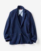 【ドゥクラッセ/DoCLASSE / MEN】のハニカムニットジャケット・リラックスサイズ ブルー|ID: prp329100003115487 ipo3291000000034442918