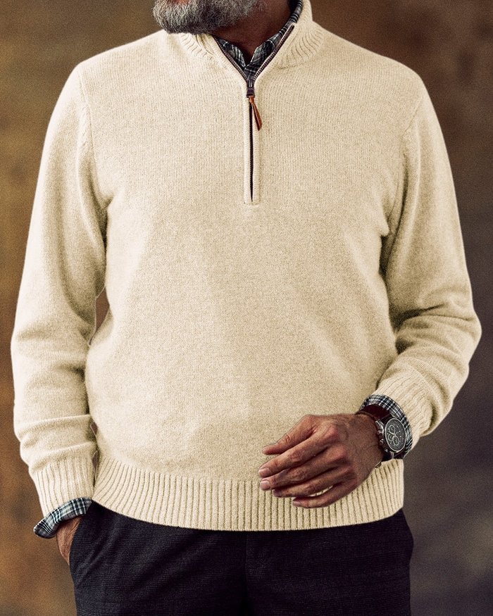 【ドゥクラッセ/DoCLASSE / MEN】のピュアカシミヤセーターハーフジップ インテリア・キッズ・メンズ・レディースファッション・服の通販 founy(ファニー) https://founy.com/ ファッション Fashion メンズファッション Fashion for Men インナー Innerwear カットソー Cut and Sewn Top ジップ Zip, Zipper セーター Sweater, Knitwear メンズ Men's, Menswear |ID: prp329100003115510 ipo3291000000028256440