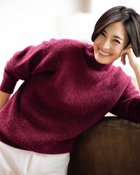 【ドゥクラッセ/DoCLASSE】のフラッフィーニット・バイアスハイネック ラズベリー|ID: prp329100003115525 ipo3291000000028256102