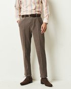 【ドゥクラッセ/DoCLASSE / MEN】のコンフォートストレッチ・ピンタックパンツ 人気、トレンドファッション・服の通販 founy(ファニー) ファッション Fashion メンズファッション MEN ボトムス Bottoms/Men ジャージ Jersey センター Center ビジネス 仕事 通勤 Business メンズ Mens thumbnail ブラウン千鳥|ID: prp329100003115528 ipo3291000000028256106