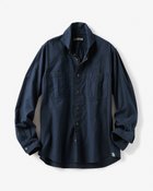 【ドゥクラッセ/DoCLASSE / MEN】のコットンオックス起毛シャツ/ホリゾンタルカラー 人気、トレンドファッション・服の通販 founy(ファニー) ファッション Fashion メンズファッション MEN ポケット Pocket メンズ Mens ヨーク Yoke リラックス Relax ループ Loop thumbnail ネイビー|ID: prp329100003115533 ipo3291000000028256122