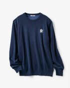 【ドゥクラッセ/DoCLASSE / MEN】の防風裏地セーター・クルーネック ネイビー|ID: prp329100003115534 ipo3291000000028256128