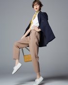 【ドゥクラッセ/DoCLASSE】のダブル編みジャージー・テーパード ベージュ|ID: prp329100003115545 ipo3291000000036274228