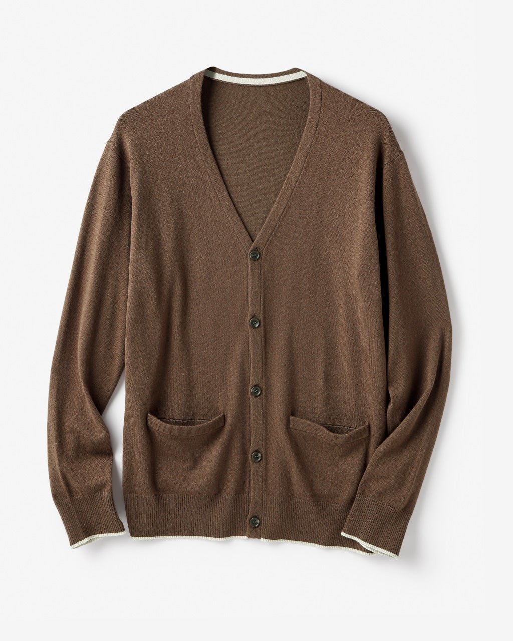 【ドゥクラッセ/DoCLASSE / MEN】のソリストヒートカーディガン インテリア・キッズ・メンズ・レディースファッション・服の通販 founy(ファニー) 　ファッション　Fashion　メンズファッション　Fashion for Men　なめらか　Smooth, Silky Texture　カーディガン　Cardigan, Knitwear　メンズ　Men's, Menswear　オリーブブラウン|ID: prp329100003115546 ipo3291000000028256158