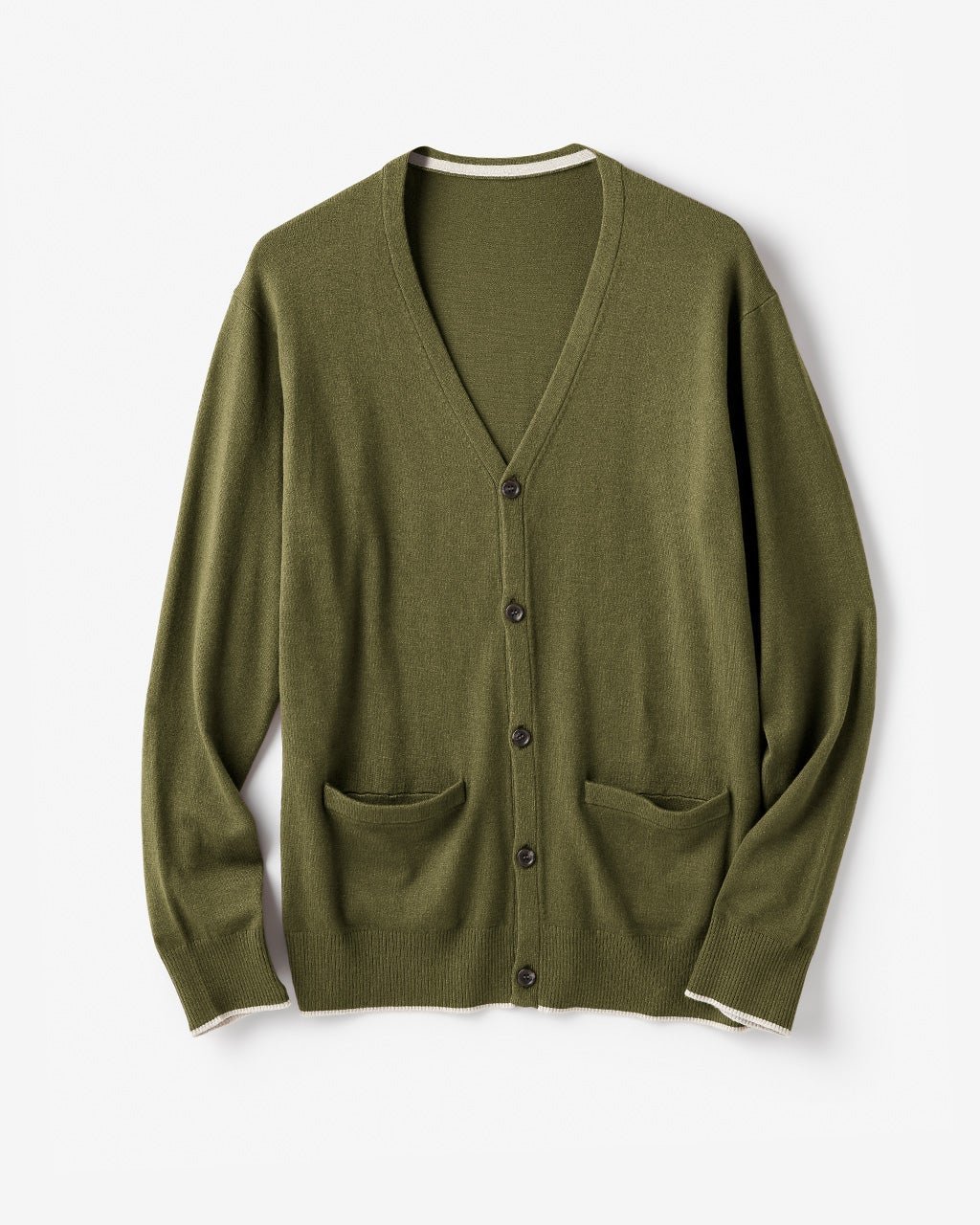 【ドゥクラッセ/DoCLASSE / MEN】のソリストヒートカーディガン インテリア・キッズ・メンズ・レディースファッション・服の通販 founy(ファニー) 　ファッション　Fashion　メンズファッション　Fashion for Men　なめらか　Smooth, Silky Texture　カーディガン　Cardigan, Knitwear　メンズ　Men's, Menswear　オリーブ|ID: prp329100003115546 ipo3291000000028256160