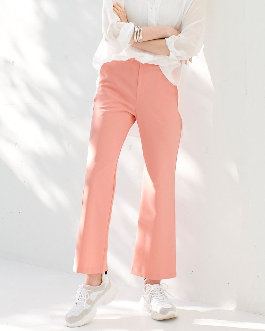 【ドゥクラッセ/DoCLASSE】の美脚ストレッチ・ストレートフレア/65㎝ 人気、トレンドファッション・服の通販 founy(ファニー) 　ファッション　Fashion　レディースファッション　Fashion for Women　パンツ　Pants & Trousers　ストレッチ　Stretch, Stretchy Fabric　ストレート　Straight, Straight Cut　フレア　Flare, Flared　レギンス　Leggings, Stretch Pants　 other-1|ID: prp329100003115551 ipo3291000000028256170