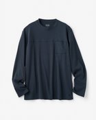 【ドゥクラッセ/DoCLASSE / MEN】のクルーネック長袖・超長綿Tシャツ ネイビー|ID: prp329100003115563 ipo3291000000028256196