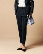 【ドゥクラッセ/DoCLASSE】のプレミアム二重織・ピンタックテーパード ブラック2|ID: prp329100003115608 ipo3291000000028255981