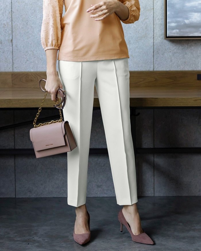 【ドゥクラッセ/DoCLASSE】のプレミアム二重織・ピンタックテーパード インテリア・キッズ・メンズ・レディースファッション・服の通販 founy(ファニー) https://founy.com/ ファッション Fashion レディースファッション Fashion for Women パンツ Pants & Trousers ジャケット Jacket, Outerwear スマート Smart, Elegant テーパード Tapered, Tapered Pants プレミアム Premium, High-End 定番 Standard, Basic Item |ID: prp329100003115608 ipo3291000000036274258