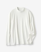【ドゥクラッセ/DoCLASSE / MEN】のモックネック長袖・超長綿Tシャツ オフホワイト|ID: prp329100003115631 ipo3291000000035797827