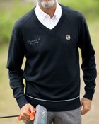 【ドゥクラッセ/DoCLASSE / MEN】のGOLFコットンナイロンブークレセーター ネイビー|ID: prp329100003115659 ipo3291000000028256069