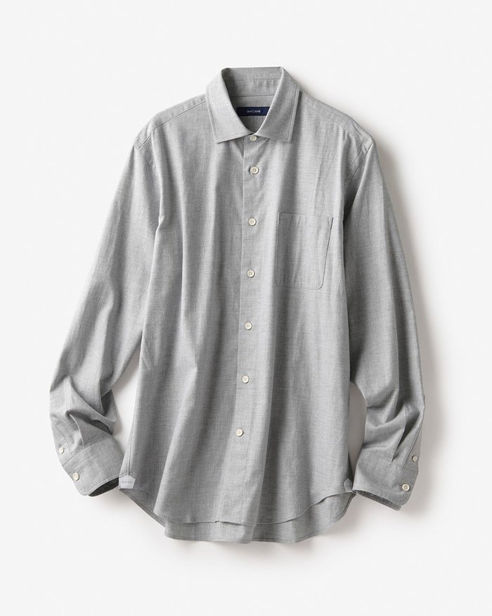 【ドゥクラッセ/DoCLASSE / MEN】のコットン起毛無地シャツ/レギュラー襟 インテリア・キッズ・メンズ・レディースファッション・服の通販 founy(ファニー) https://founy.com/ ファッション Fashion メンズファッション Fashion for Men ストレッチ Stretch, Stretchy Fabric メンズ Men's, Menswear ラグジュアリー Luxury, Elegant レギュラー Regular, Standard Fit 無地 Plain, Solid Color |ID: prp329100003115664 ipo3291000000030968424