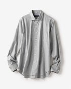 【ドゥクラッセ/DoCLASSE / MEN】のコットン起毛無地シャツ/レギュラー襟 グレー|ID: prp329100003115664 ipo3291000000035797640
