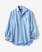 【ドゥクラッセ/DoCLASSE / MEN】のコットン起毛無地シャツ/レギュラー襟 ブルー|ID: prp329100003115664 ipo3291000000035797644